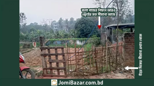 হেয়াকো চৌধুরী পাড়া ডুপ্লেক্স বা বহুতল ভবন করার মত ১২শতক দখলীয় জায়গা বিক্রি করা হবে_jomibazar.com.bd_জমি বাজার_25FAT001_9